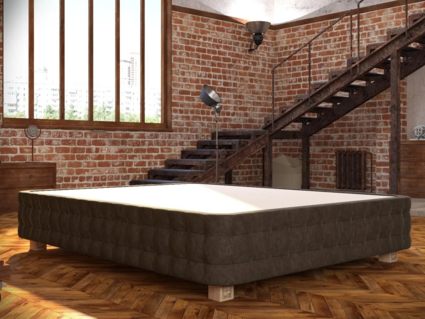 Кровать Mr.Mattress Twin Box велюр Toffee 257