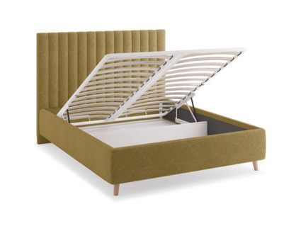 Кровать Сонум Amanda Микровелюр Белый (с подъемным механизмом) 180х190