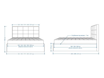 Кровать Lonax Адель велюр Dolly-2 (с подъемным механизмом) 120х190