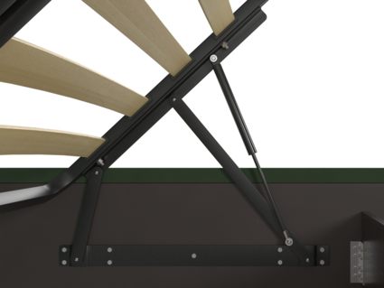 Кровать Lonax Милана велюр Dolly-2 (с подъемным механизмом)