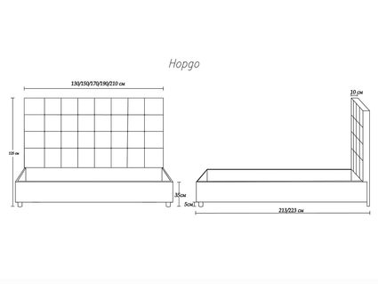Кровать Димакс Нордо Агат с подъемным механизмом 120х200