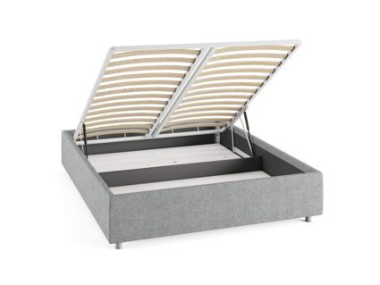 Кровать Сонум Scandinavia Рогожка Деним (с подъемным механизмом) 140х200