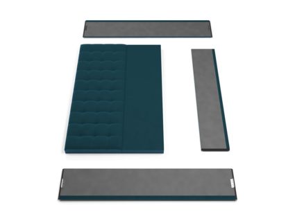 Кровать Lonax Аврора велюр Dolly-17 (с основанием) 140х200