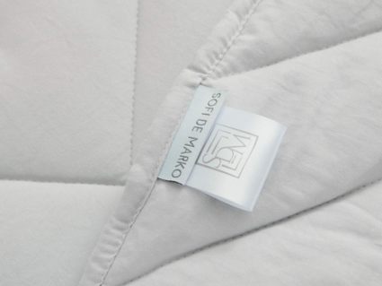 Покрывало Софи де Марко Робби (серебро) 160х220