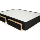 Кровать Mr.Mattress Site Box экокожа Black 180х200