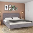 Кровать Sontelle Style Kipso Malta grey 140х200