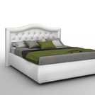 Кровать Sleeptek Premier 6 Экокожа White (с подъемным механизмом) 140х200