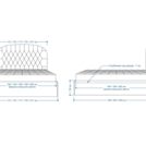 Кровать Lonax Венеция велюр Dolly-3 (с подъемным механизмом) 160х200