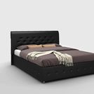 Кровать Sleeptek Premier 1 Экоожа Black (с подъемным механизмом) 200х200